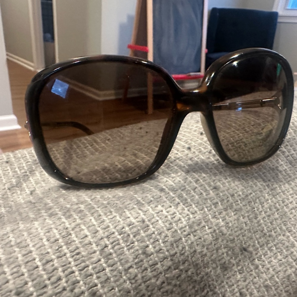 Burberry Dark Brown Oversized Sunglasses